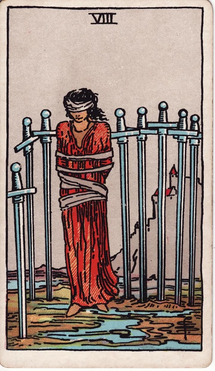 Eight of Swords tarot card
