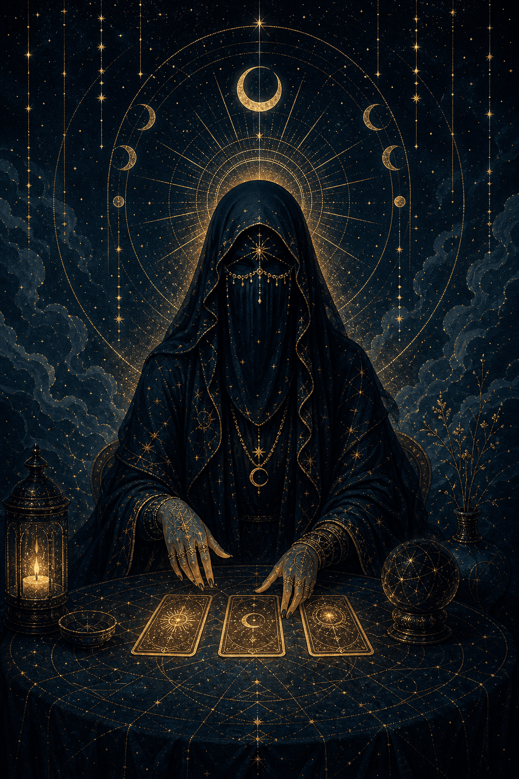 Anonymous tarot master illustration